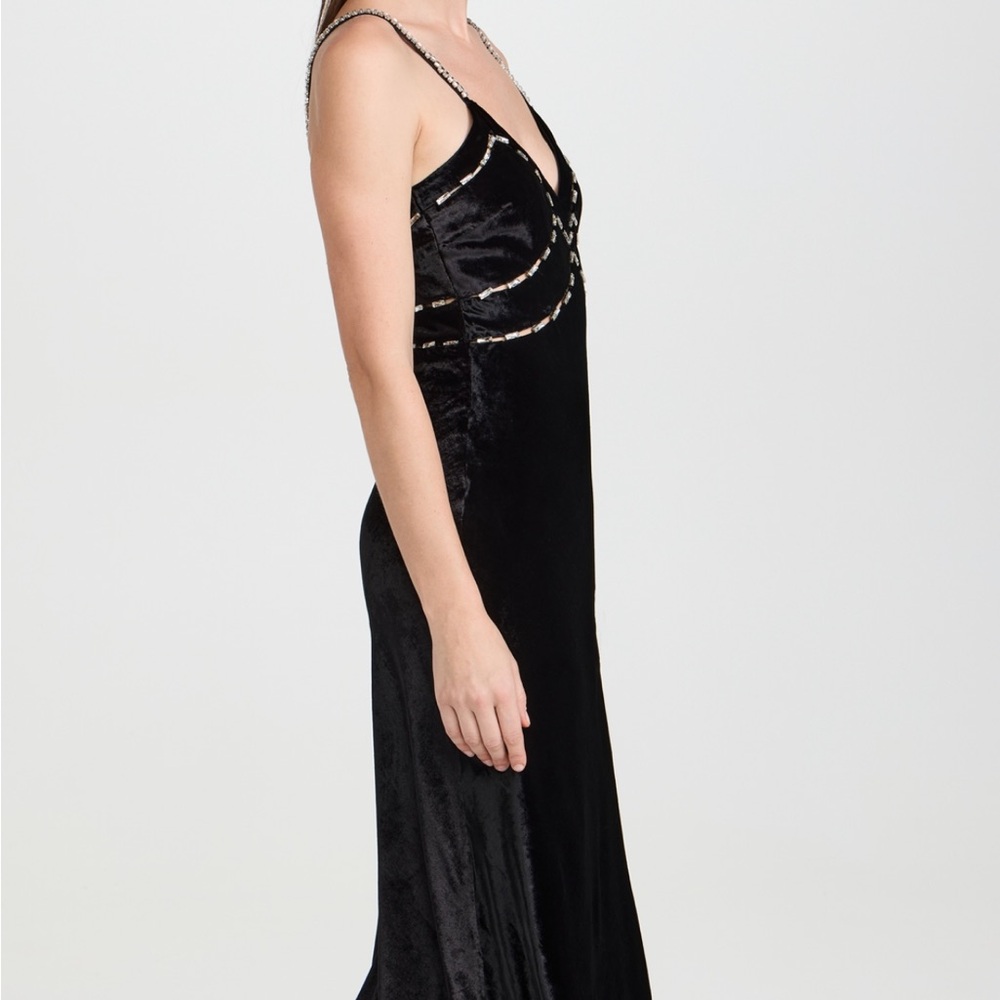 LoveShackFancy Corrino Velvet Dress NWT - Picture 12 of 16